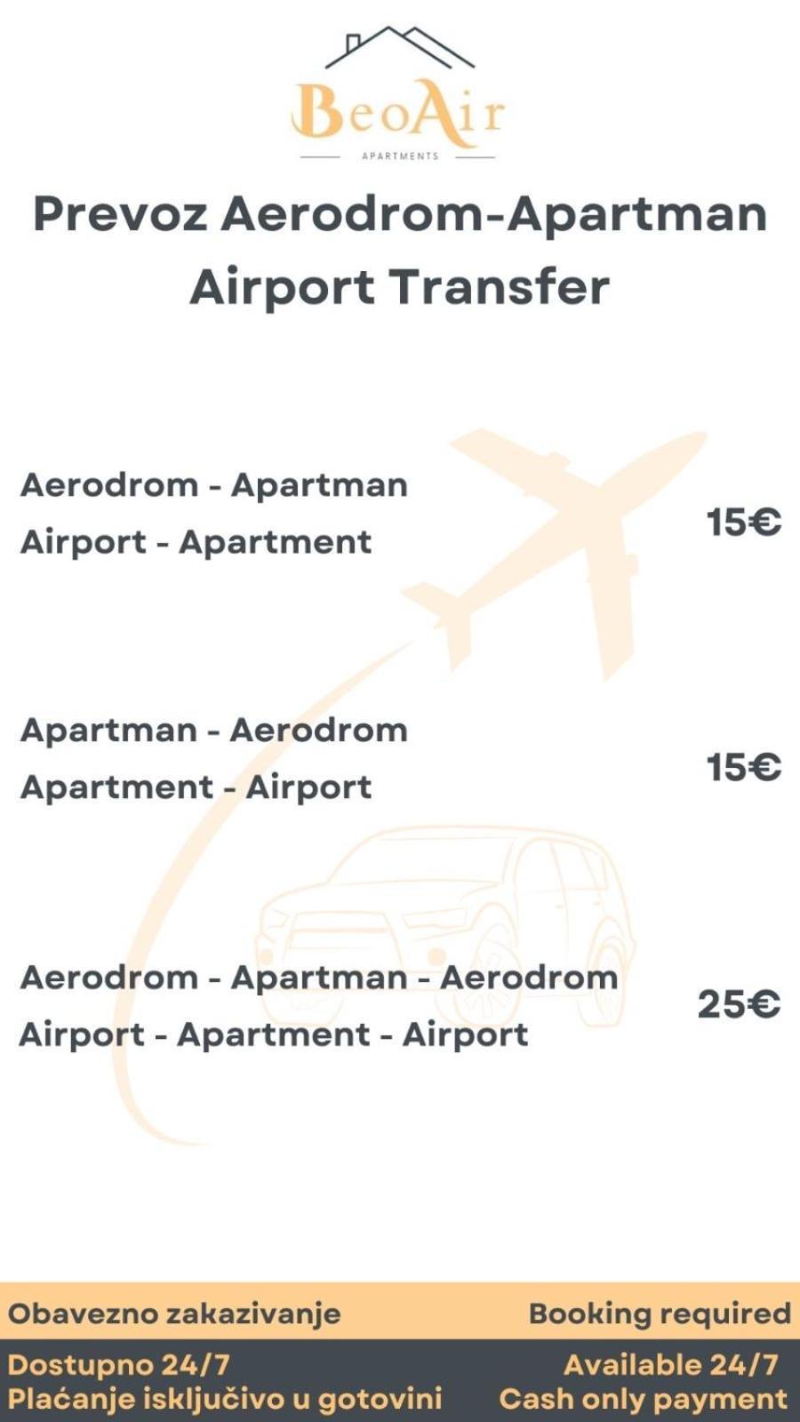 Beoair Apartments Surčin Eksteriør billede